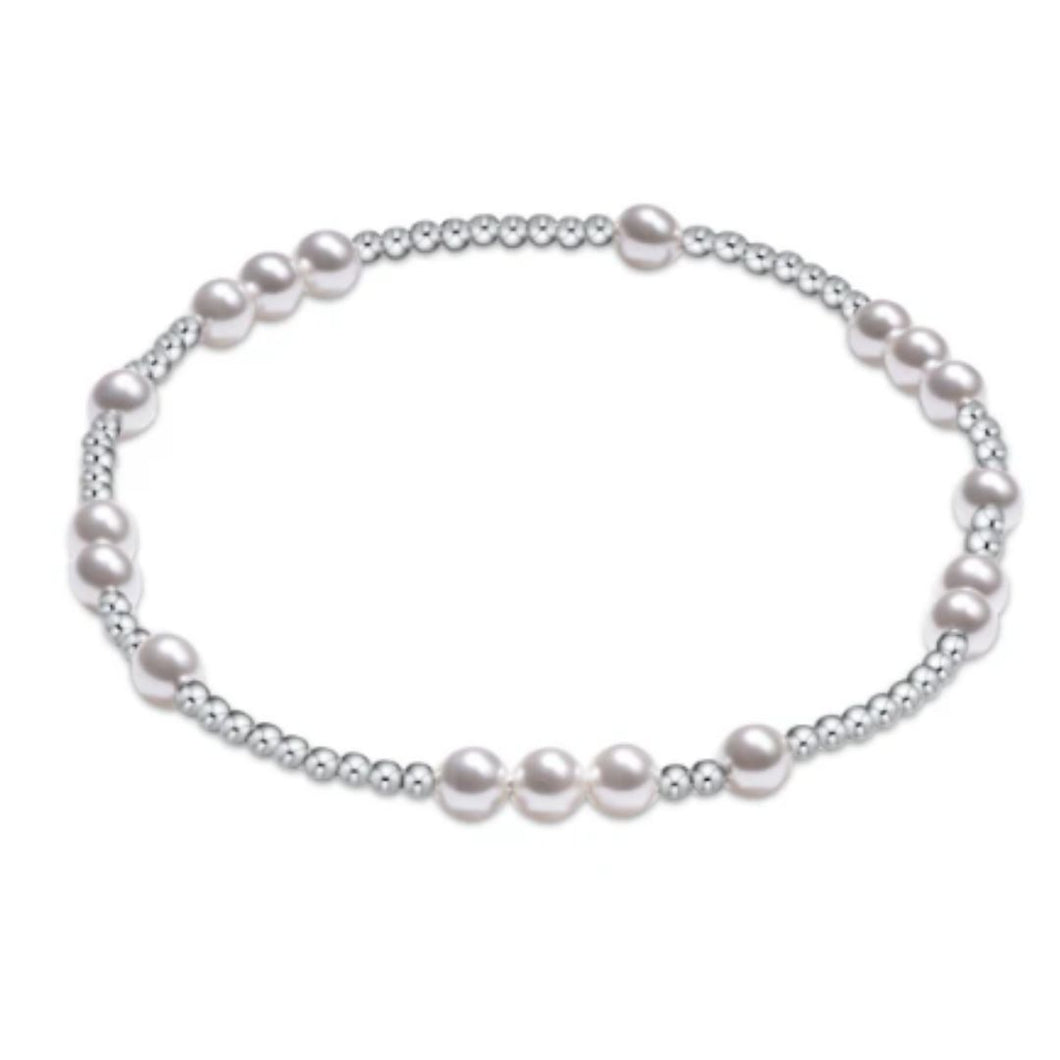 enewton Extends Hope Unwritten Sterling 5mm Bead Bracelet-Pearl