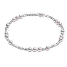 Load image into Gallery viewer, enewton Extends Hope Unwritten Sterling 5mm Bead Bracelet-Pearl

