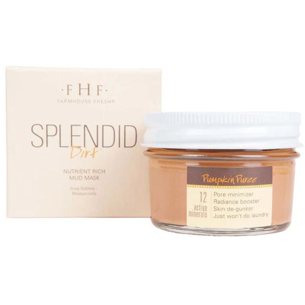 Splendid Dirt Nutrient Mud Mask with Organic Pumpkin Puree