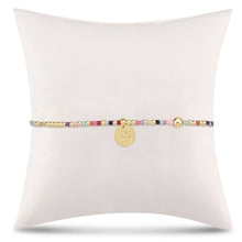 Load image into Gallery viewer, EGIRL Hope Unwritten Bead Bracelet HOT MESS- BE YOU SMALL GOLD DISC Gold-Filled Bracelet
