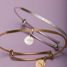 Load image into Gallery viewer, &amp;LIVY Forever Blessed Bangle-Antique Gold
