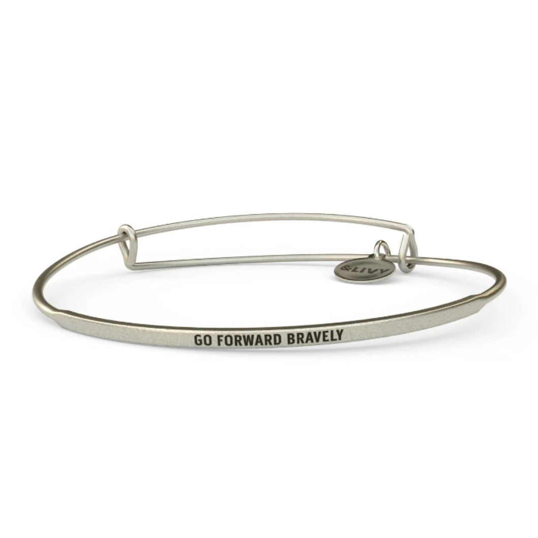 &Livy Go Forward Bravely Bangle