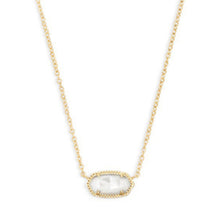 Load image into Gallery viewer, Kendra Scott Elisa Gold Ivory Mother of Pearl Necklace
