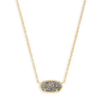 Load image into Gallery viewer, Kendra Scott Elisa Gold Platinum Drusy Necklace
