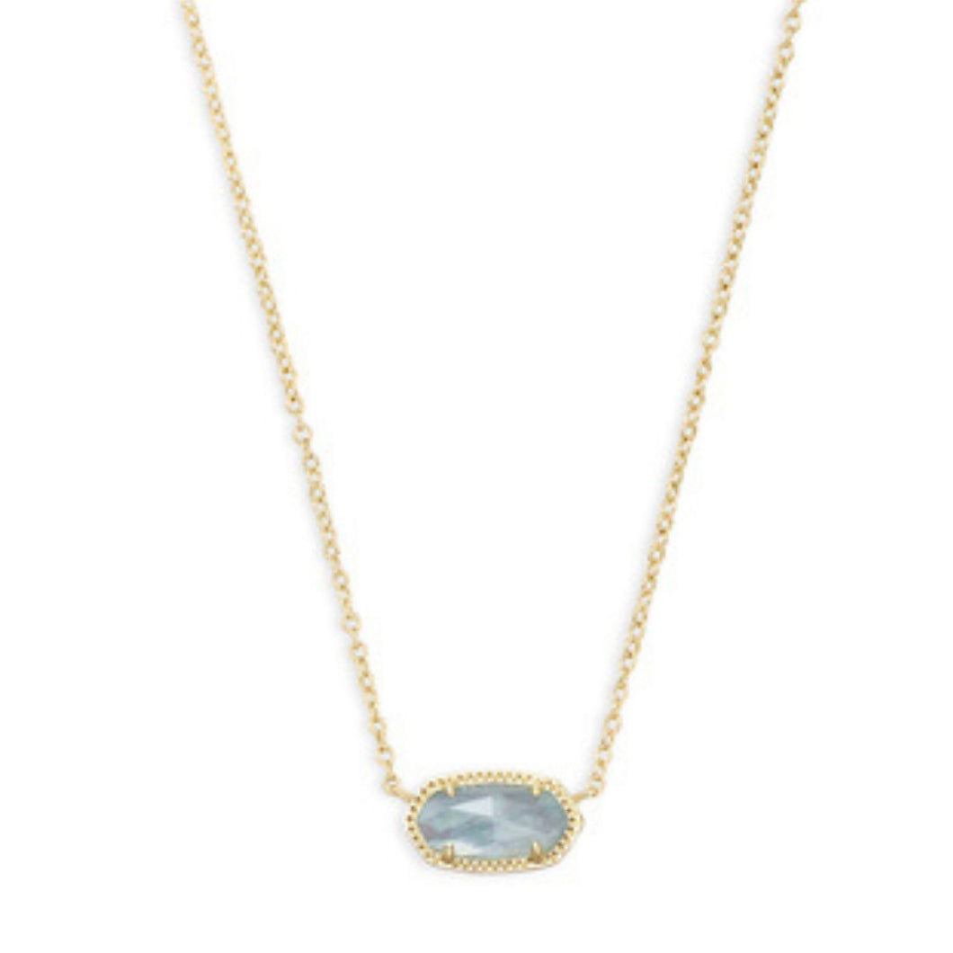 Kendra Scott Elisa Light Blue Illusion Necklace