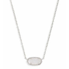 Load image into Gallery viewer, Kendra Elisa Silver Pendant Necklace in Iridescent Drusy
