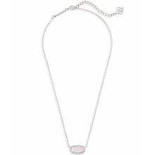 Load image into Gallery viewer, Kendra Elisa Silver Pendant Necklace in Iridescent Drusy
