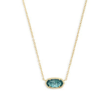 Load image into Gallery viewer, Kendra Scott Elisa Gold London Blue Necklace
