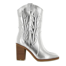 Load image into Gallery viewer, Raylyn Silver Cowgirl Boots

