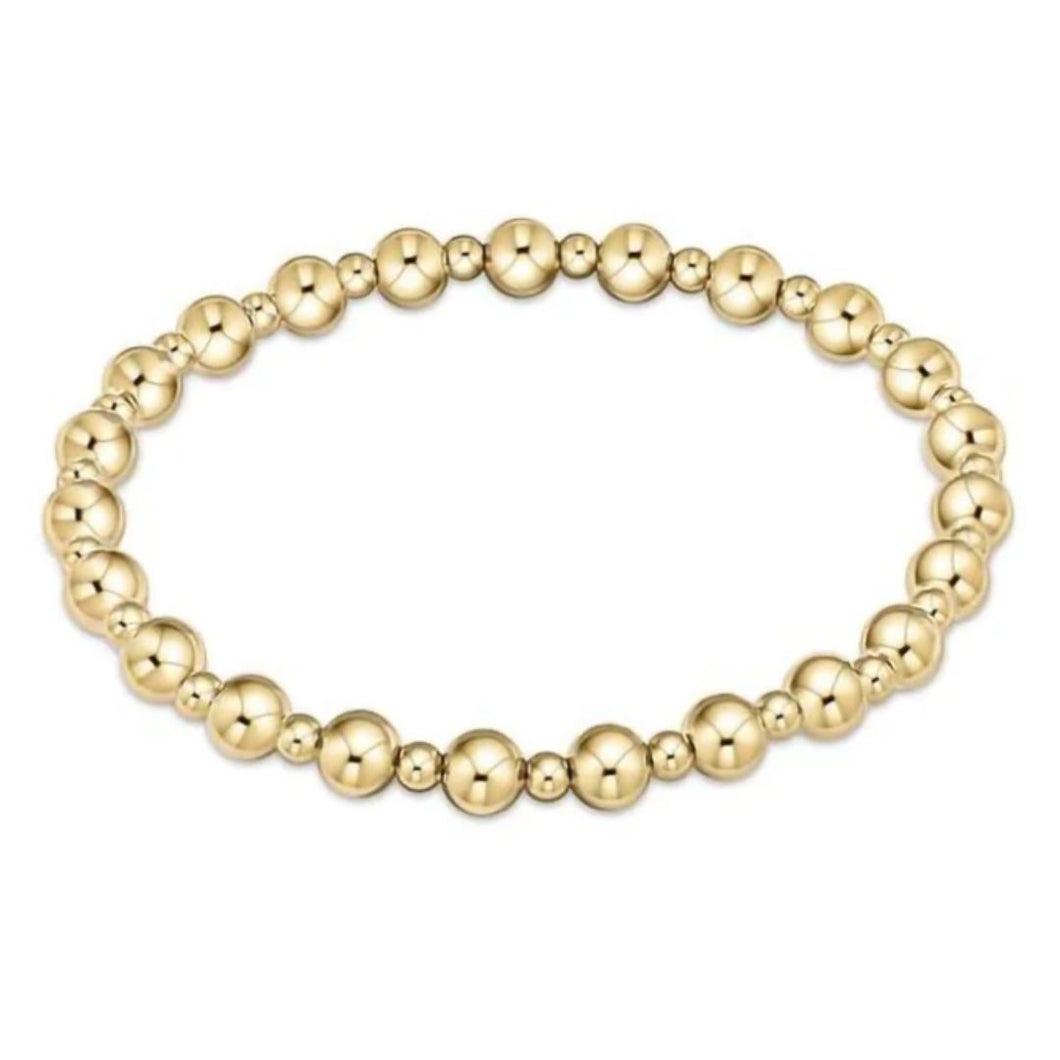 enewton EXTENDS Classic Grateful Gold 5mm Bead Bracelet