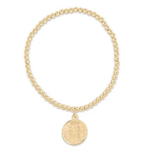 Load image into Gallery viewer, enewton EXTENDS Classic Gold 3mm Bead Bracelet - Blessing Gold Disc
