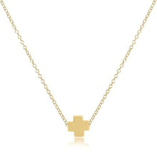 Load image into Gallery viewer, enewton 16" Necklace Signature Cross Gold
