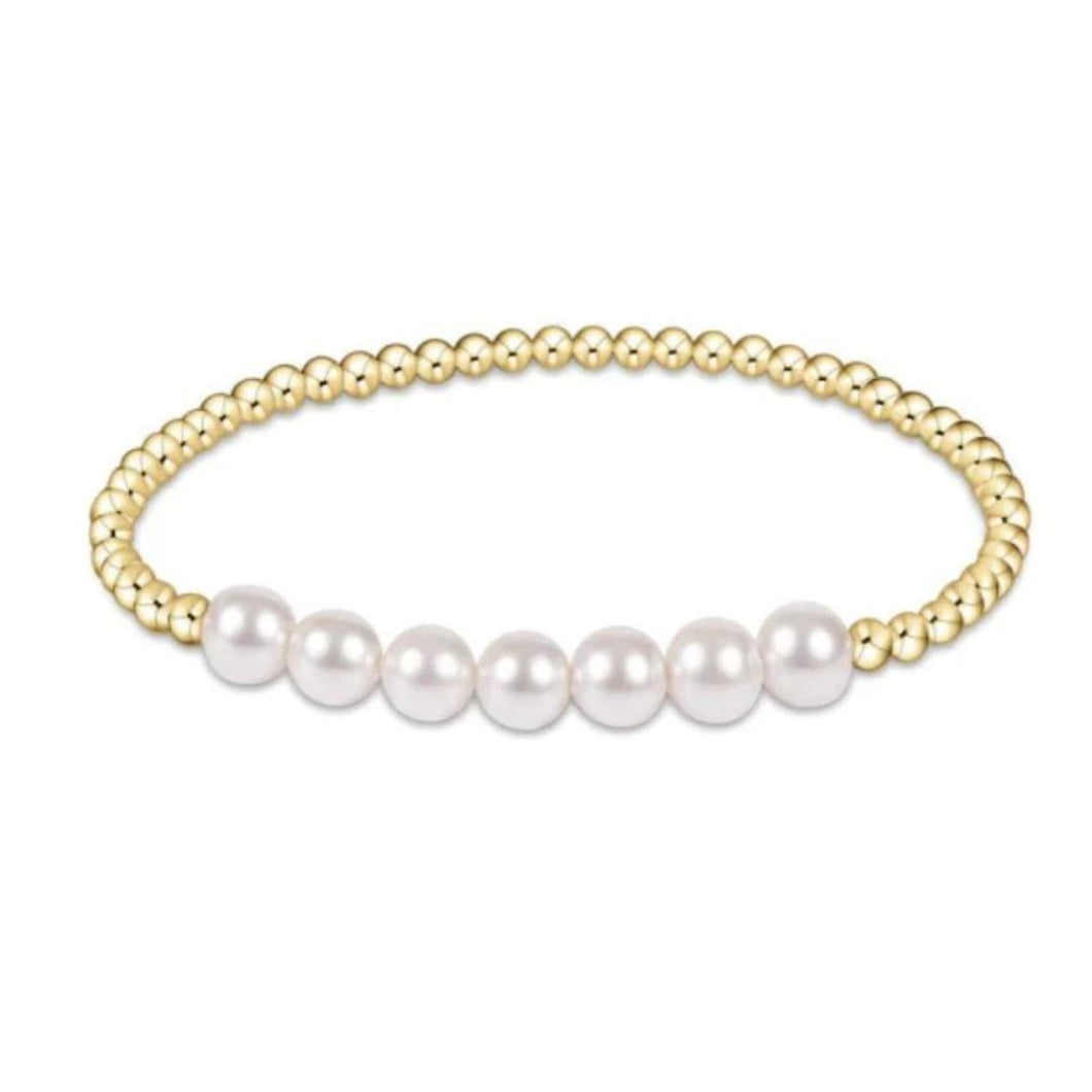 enewton Beaded Bliss Bracelet 3mm / 6mm Pearl