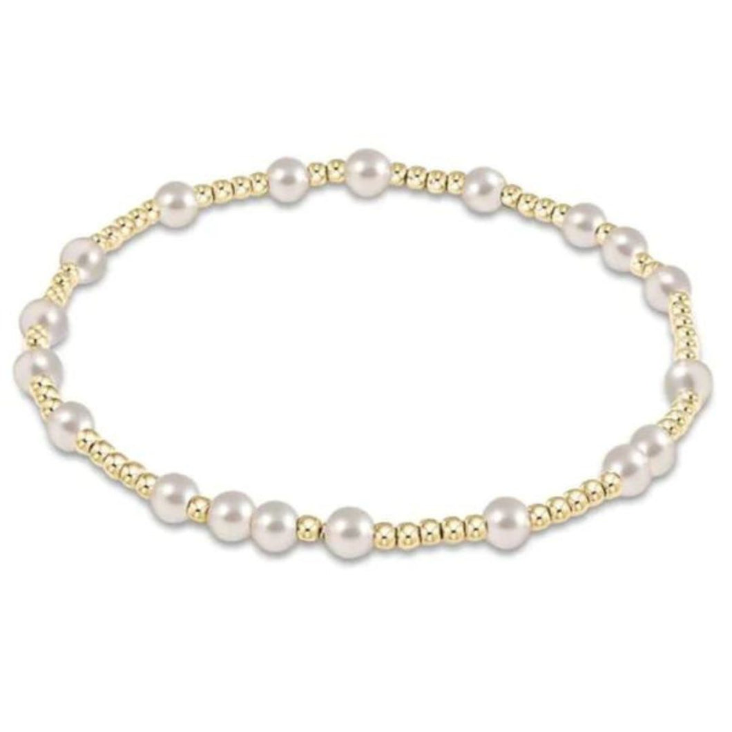enewton Hope Unwritten 3mm Bead Bracelet - Pearl