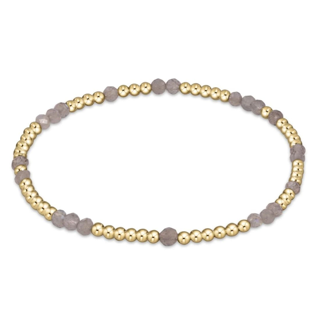 hope unwritten gemstone bracelet - labradorite