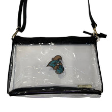 Load image into Gallery viewer, Chauncey LARGE Crossbody Clear Stadium Bag
